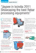 Rebar processing equipments